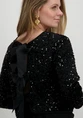 Only ONLANIKA SEQUINS LS BOW TOP WVN 15339412