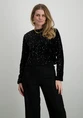 Only ONLANIKA SEQUINS LS BOW TOP WVN 15339412