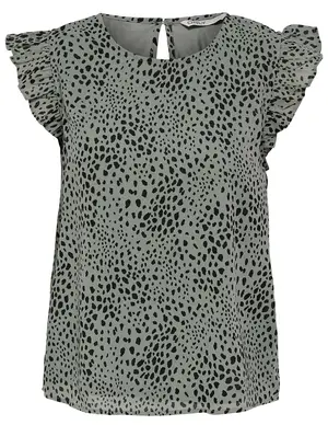 Only ONLANN STAR S/L FRILL TOP NOOS PTM 15251507