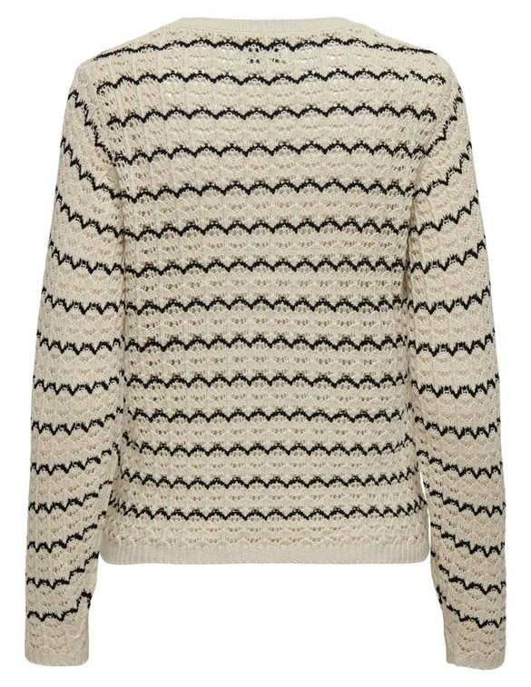 Only ONLASA LS STRUCTURE O-NECK NOOS KNT 15324522