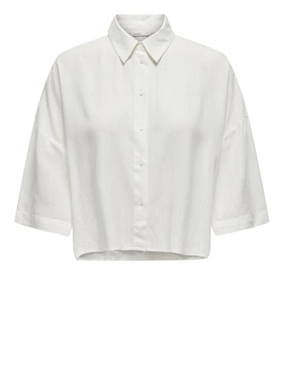 Only ONLASTRID LIFE 2/4 CROP SHIRT WVN N 15307870