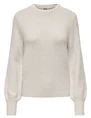 Only ONLAVI LS EMBELLISH O-NECK EX KNT 15323962