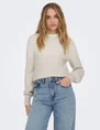 Only ONLAVI LS EMBELLISH O-NECK EX KNT 15323962