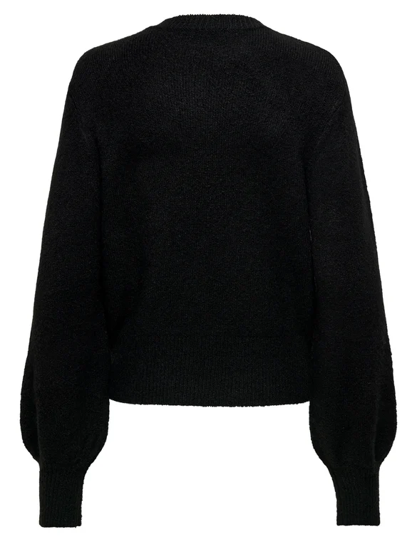 Only ONLAVI LS EMBELLISH O-NECK EX KNT 15323962