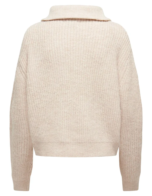Only ONLBAKER L/S ZIP PULLOVER KNT NOOS 15247008