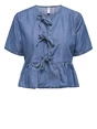 Only ONLBEA SS BOW DNM SHIRT BJ 15344257