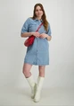 Only ONLBELLE S/S BUTTON DRESS DNM GUA N 15324384