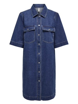 Only ONLBELLE S/S BUTTON DRESS DNM GUA N 15324384