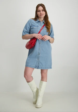 Only ONLBELLE S/S BUTTON DRESS DNM GUA N 15324384