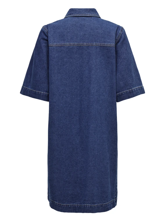 Only ONLBELLE S/S BUTTON DRESS DNM GUA N 15324384