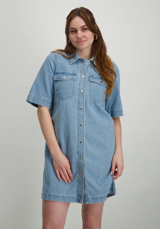 Only ONLBELLE S/S BUTTON DRESS DNM GUA N 15324384