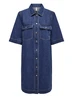 Only ONLBELLE S/S BUTTON DRESS DNM GUA N 15324384