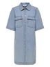 Only ONLBELLE S/S BUTTON DRESS DNM GUA N 15324384
