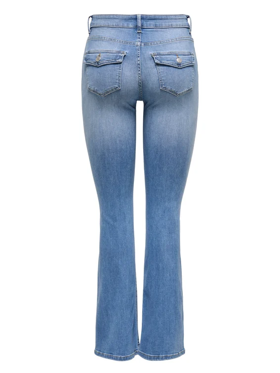 Only ONLBLUSH MW BACK POCK FLA TAI222 DN 15340080