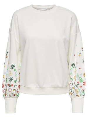 Only ONLBROOKE L/S O-NECK FLOWER SWT NOO 15216364
