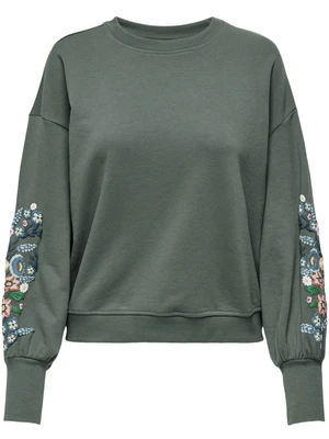 Only ONLBROOKE L/S O-NECK FLOWER SWT NOO 15216364