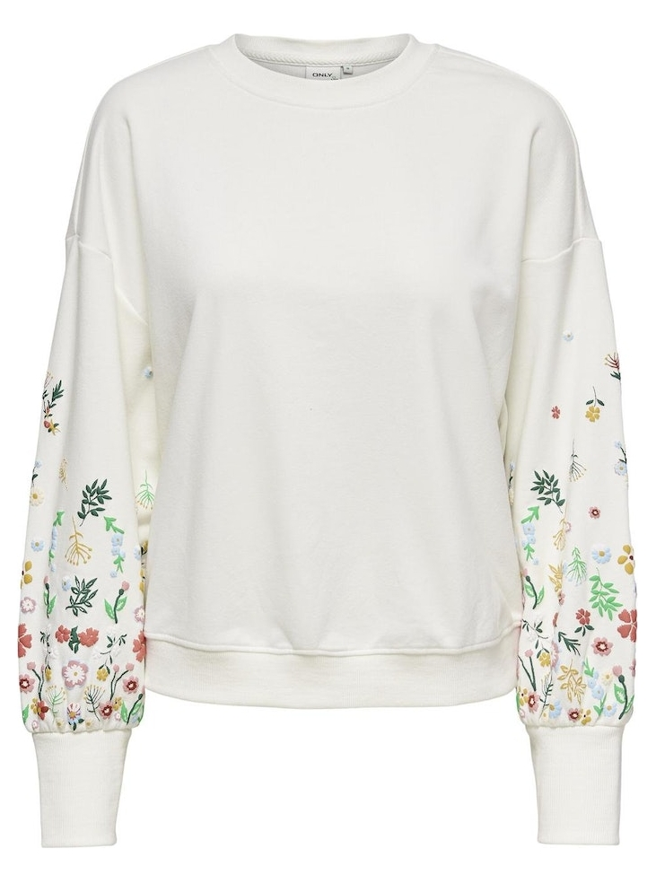 Only ONLBROOKE L/S O-NECK FLOWER SWT NOO 15216364