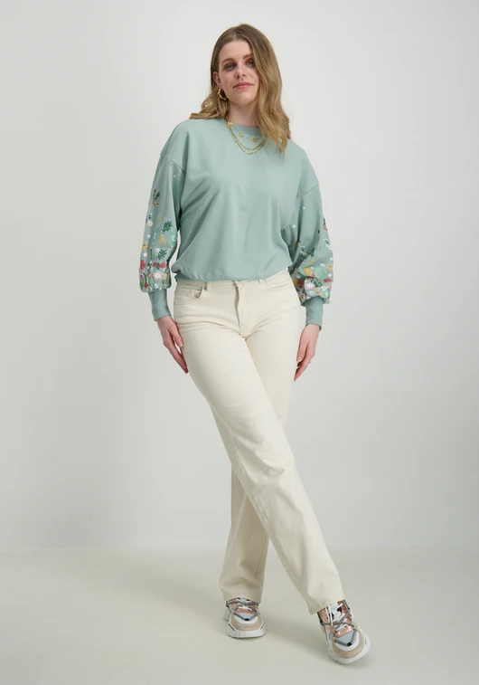 Only ONLBROOKE L/S O-NECK FLOWER SWT NOO 15216364