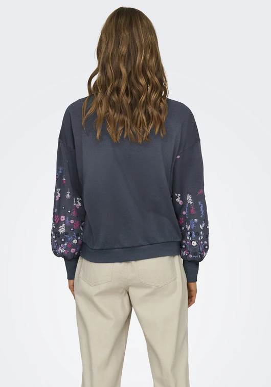 Only ONLBROOKE L/S O-NECK FLOWER SWT NOO 15216364