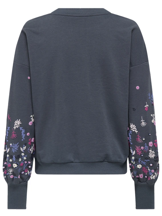 Only ONLBROOKE L/S O-NECK FLOWER SWT NOO 15216364