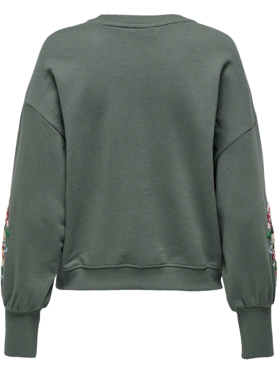 Only ONLBROOKE L/S O-NECK FLOWER SWT NOO 15216364