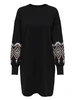 Only ONLBROOKE LS SHORT DRESS FLOWER SWT 15281818