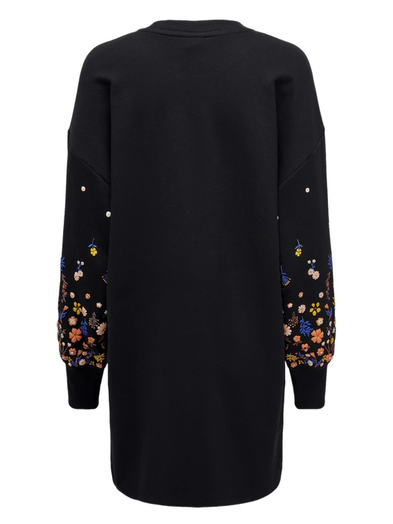 Only ONLBROOKE LS SHORT DRESS FLOWER SWT 15281818