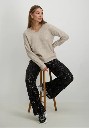 Only ONLCAMILLA V-NECK L/S PULLOVER KNT 15204588