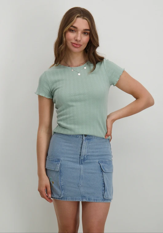 Only ONLCARLOTTA S/S TOP JRS NOOS 15256154