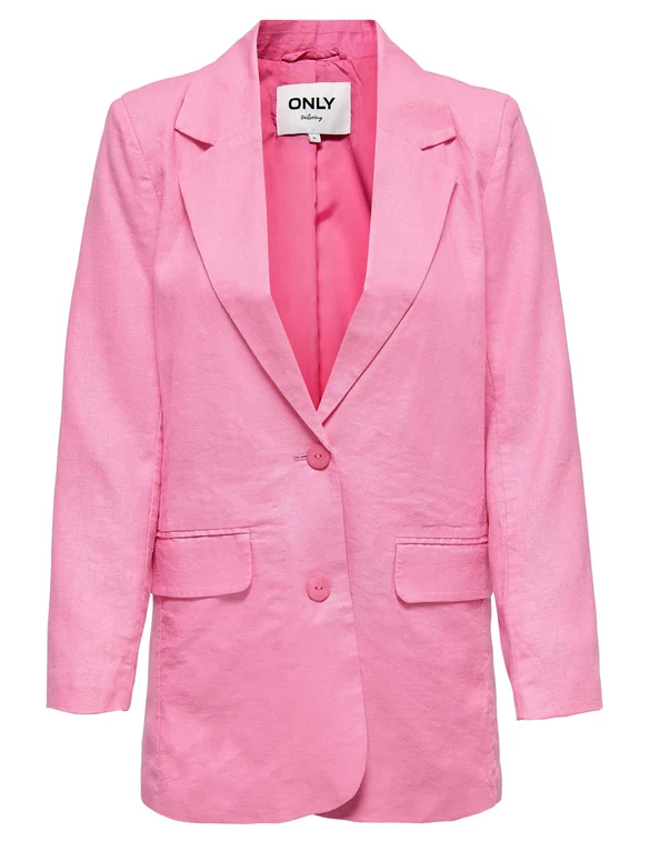 Only ONLCARO L/S LINEN BLEND OVS BLAZER 15255171