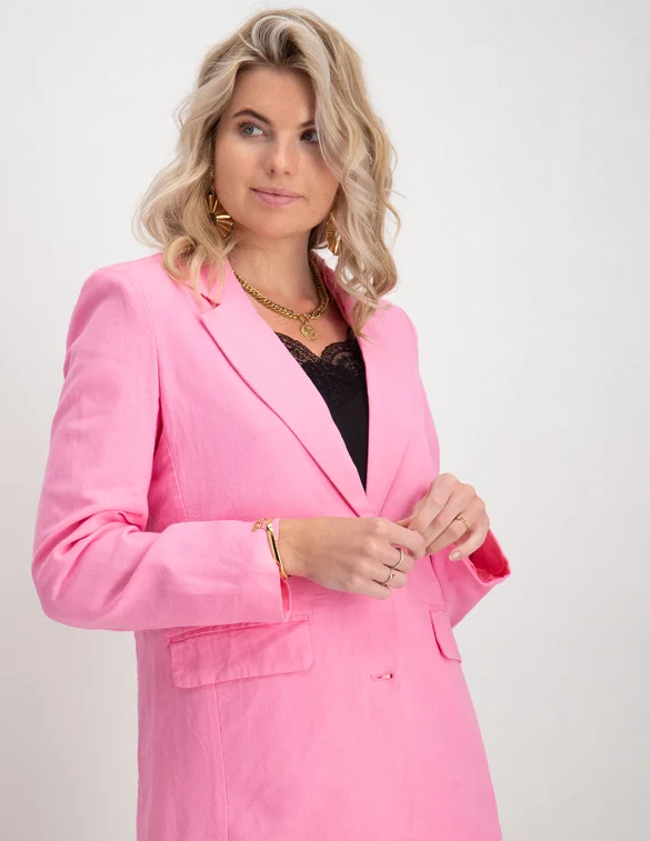 Only ONLCARO L/S LINEN BLEND OVS BLAZER 15255171
