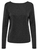 Only ONLCAROL L/S 2-WAY GLITTER MIX TOP 15335984