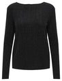 Only ONLCAROL L/S 2-WAY GLITTER MIX TOP 15335984