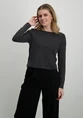 Only ONLCAROL L/S 2-WAY GLITTER MIX TOP 15335984