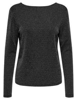 Only ONLCAROL L/S 2-WAY GLITTER MIX TOP 15335984