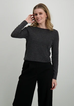 Only ONLCAROL L/S 2-WAY GLITTER MIX TOP 15335984