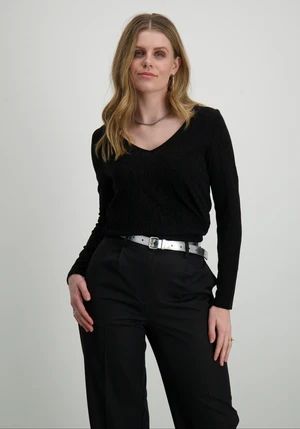 Only ONLCAROL L/S 2-WAY GLITTER MIX TOP 15335984