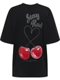 Only ONLCARRIE LIFE S/S CHERRY TOP BOX J 15351644