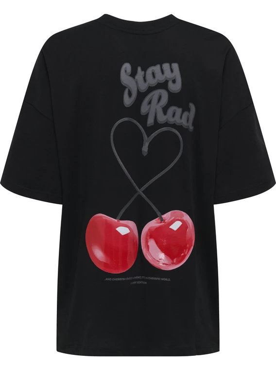 Only ONLCARRIE LIFE S/S CHERRY TOP BOX J 15351644