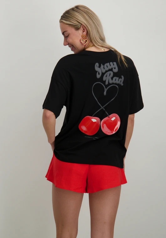 Only ONLCARRIE LIFE S/S CHERRY TOP BOX J 15351644