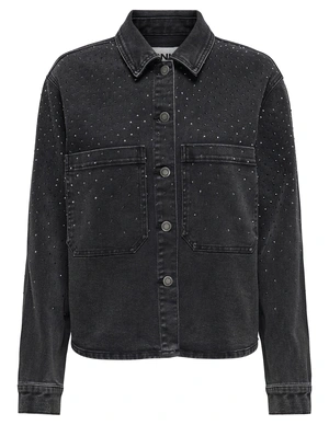 Only ONLCASSIE RHINESTONE LS SHIRT DNM B 15335120