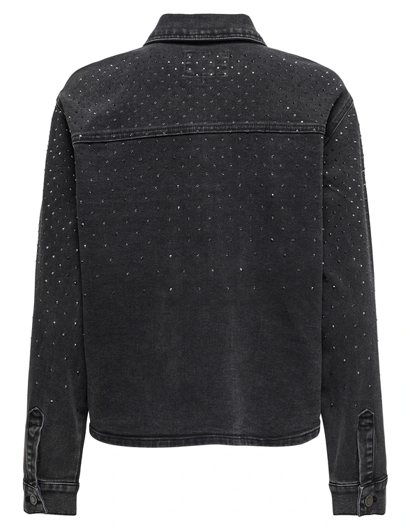 Only ONLCASSIE RHINESTONE LS SHIRT DNM B 15335120