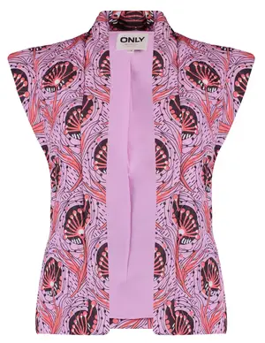 Only ONLCEMMA AOP QUILT VEST PNT 15311246