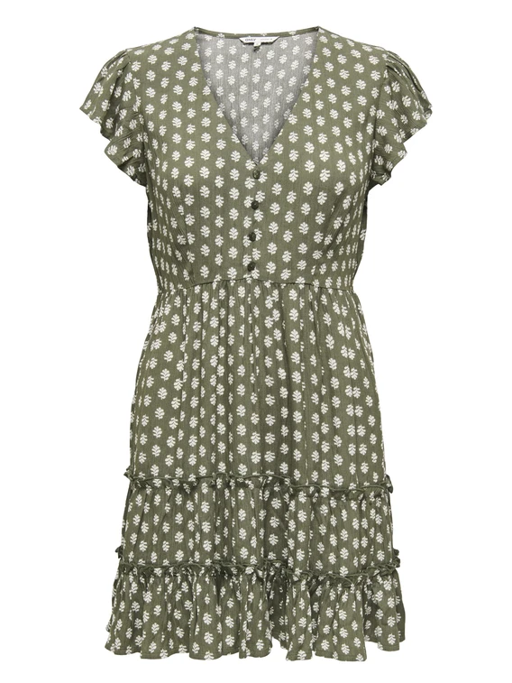 Only ONLCLAUDETTE LIFE SS MINI DRESS WVN 15320419