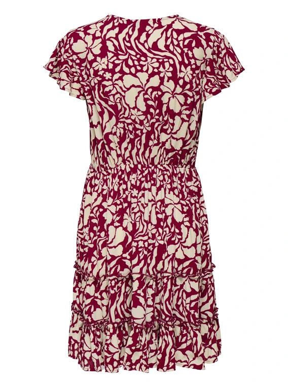 Only ONLCLAUDETTE LIFE SS MINI DRESS WVN 15320419