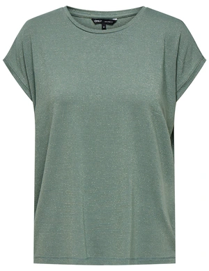 Only ONLCLAUDIA S/S GLITTER TOP NOOS JRS 15318422