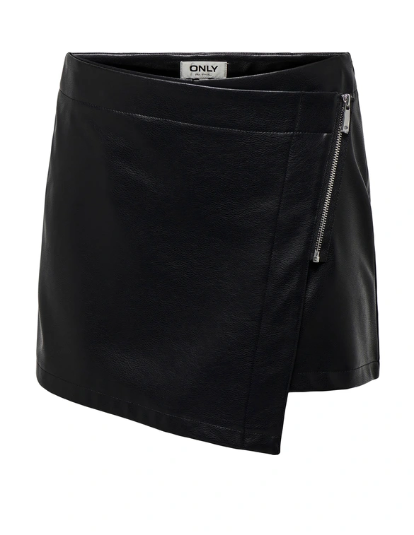 Only ONLCOLLIE HW FAUX LEATHER SKORT PNT 15331872