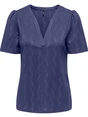 Only ONLDIA S/S V-NECK PLEAT TOP CS JRS 15333479