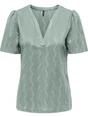 Only ONLDIA S/S V-NECK PLEAT TOP CS JRS 15333479