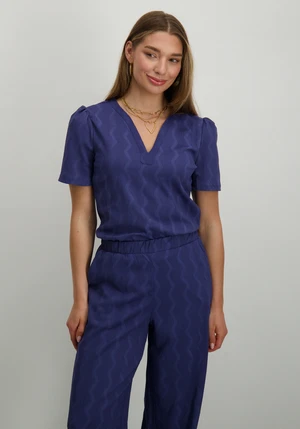 Only ONLDIA S/S V-NECK PLEAT TOP CS JRS 15333479